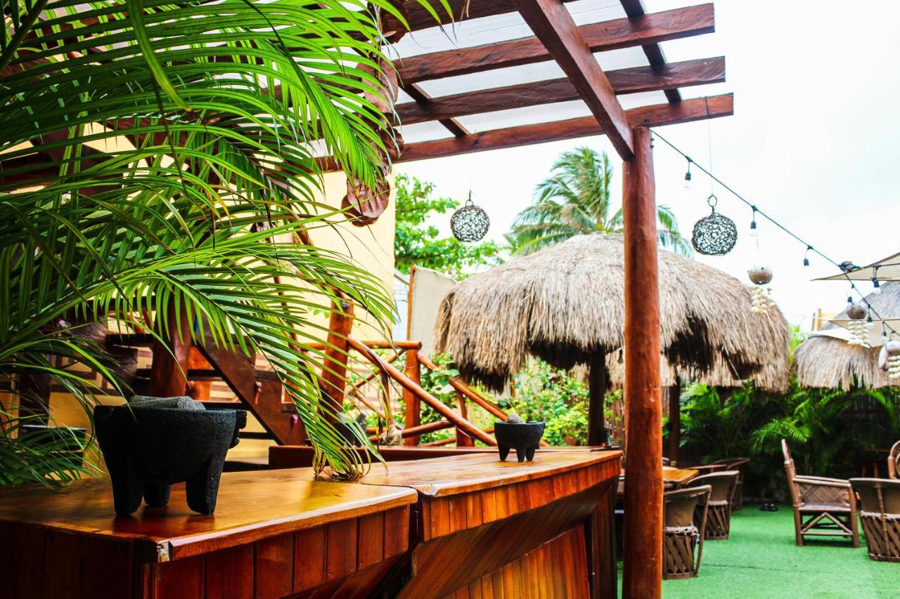 Mahasand Hotel & Hostel Mahahual Kültér fotó